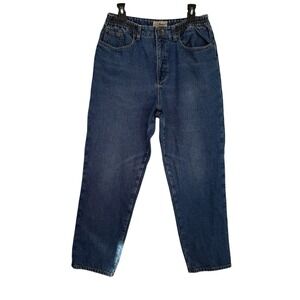 VTG L.L. Bean Blanket Lined Jeans Women's 12 Flannel Tapered Warm Chores Outdoor